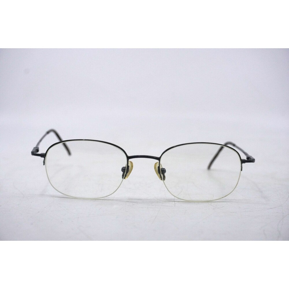 Harley Davidson Half Rim Eyeglasses Frame HD 215 Black Metal 50-19-135 2003 HD